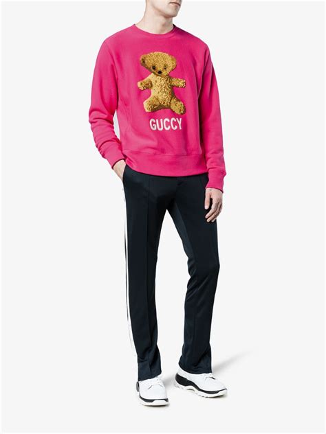 gucci teddy bear sweatshirt|gucci ufo sweatshirt.